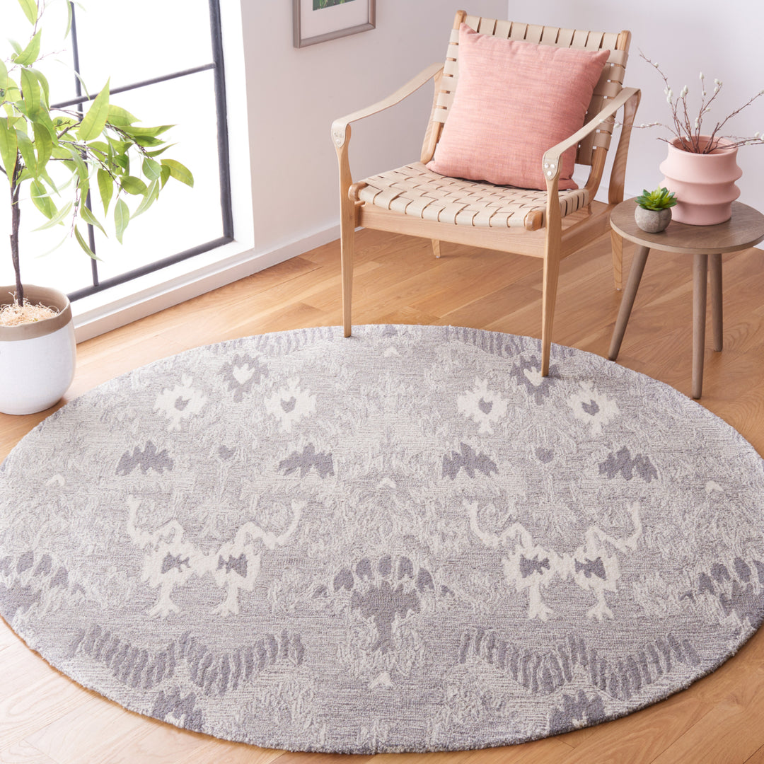 Safavieh IKT652F Ikat Grey / Ivory Image 8