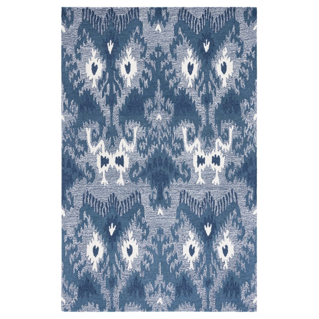 Safavieh IKT652M Ikat Blue / Ivory Image 1