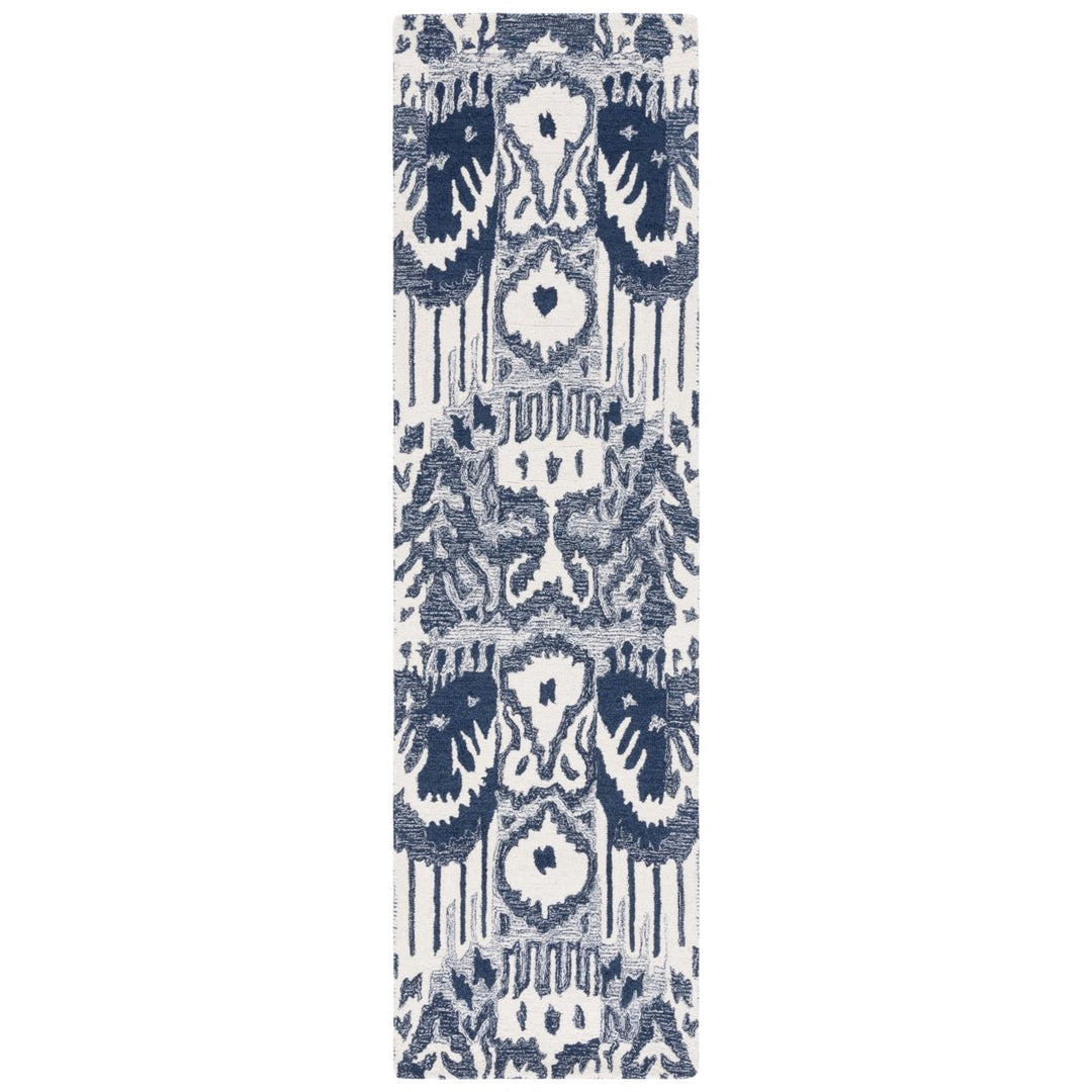 Safavieh IKT651M Ikat Blue / Ivory Image 11