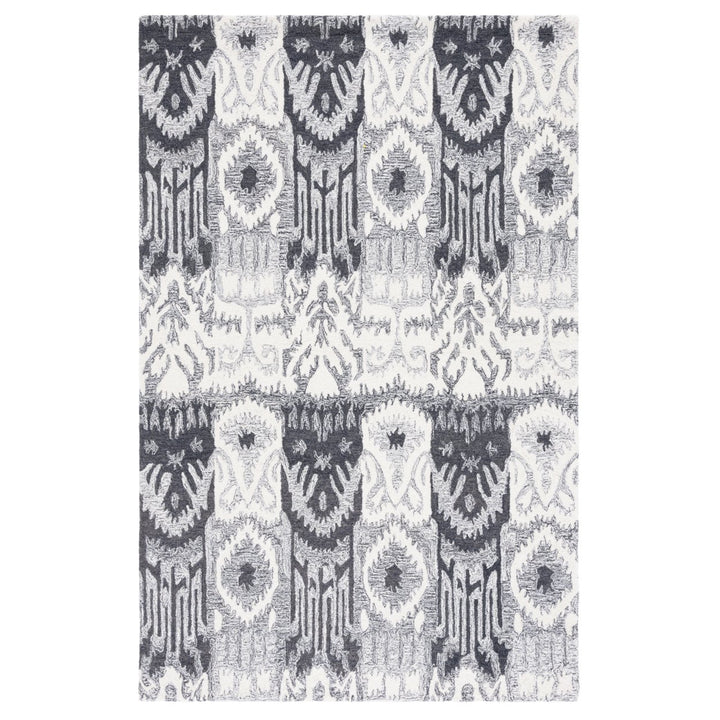 Safavieh IKT653Z Ikat Ivory / Black Image 1