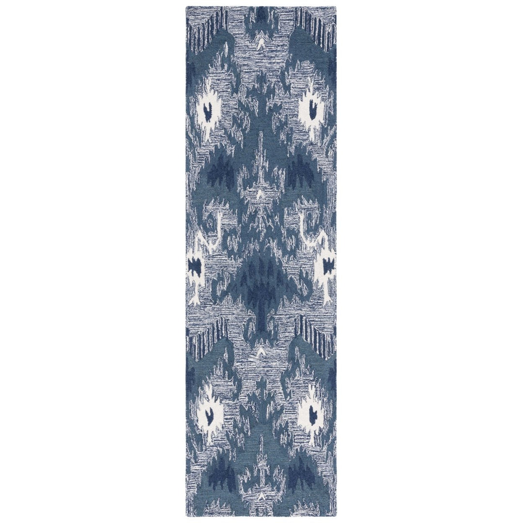 Safavieh IKT652M Ikat Blue / Ivory Image 1