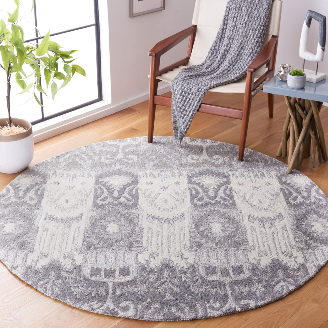 Safavieh IKT653F Ikat Grey / Ivory Image 8