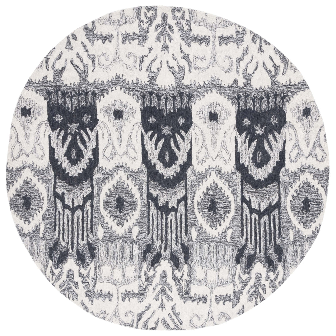 Safavieh IKT653Z Ikat Ivory / Black Image 10