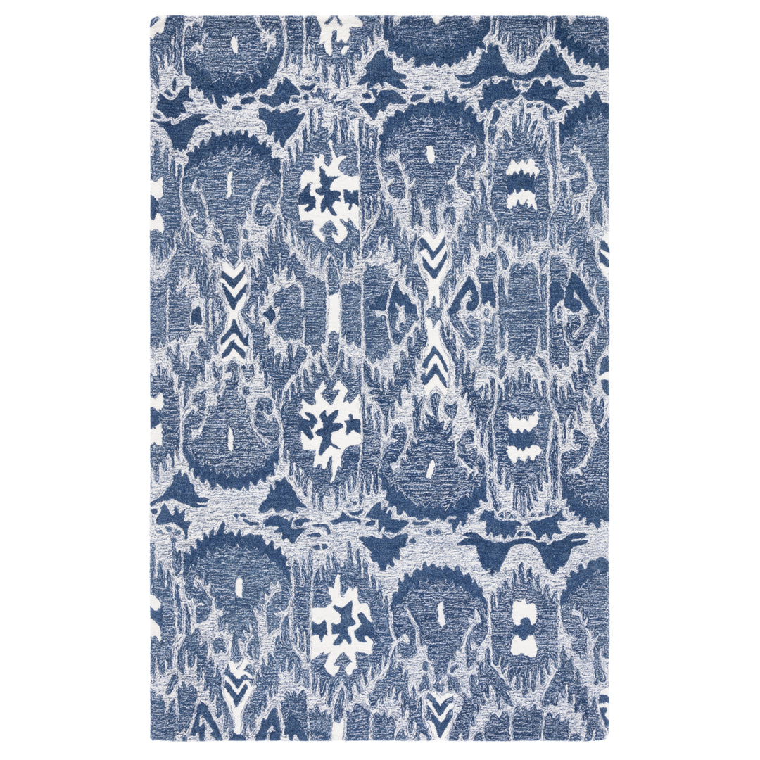 Safavieh IKT654M Ikat Blue / Ivory Image 2