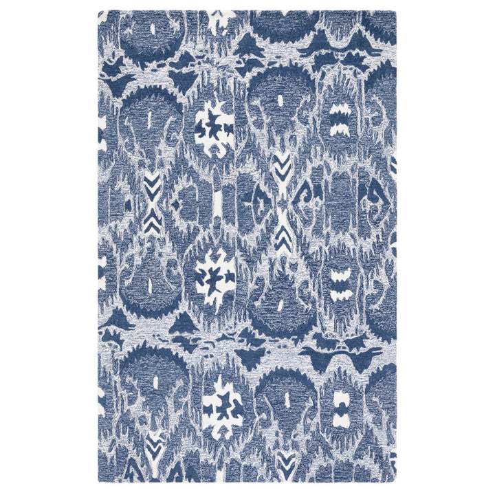 Safavieh IKT654M Ikat Blue / Ivory Image 1