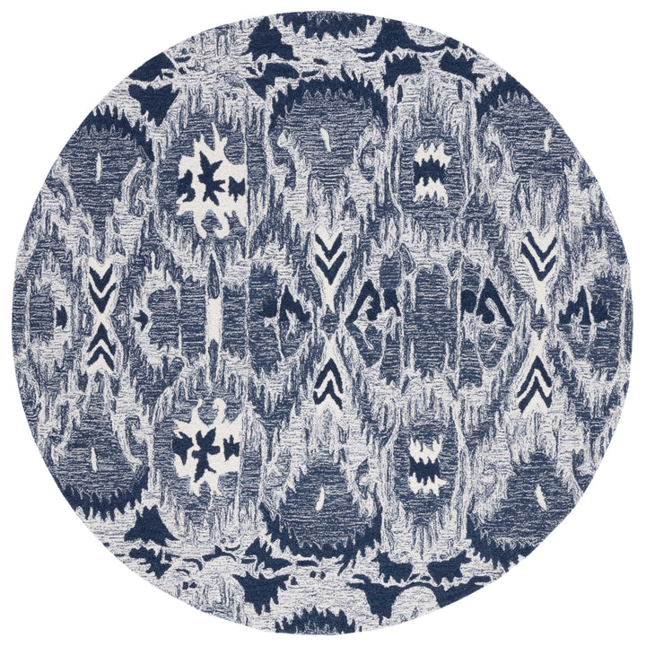 Safavieh IKT654M Ikat Blue / Ivory Image 10