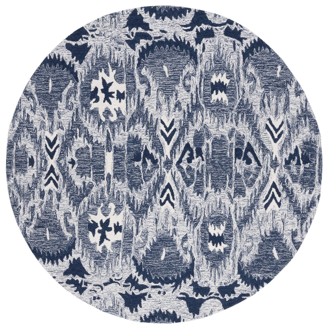 Safavieh IKT654M Ikat Blue / Ivory Image 1