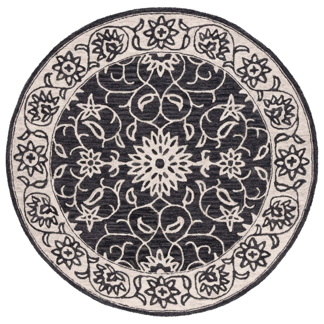 Safavieh JAR601Z Jardin Black / Ivory Image 8