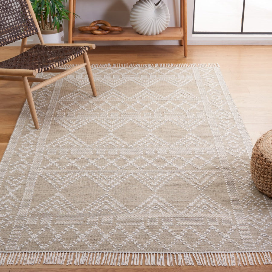 Safavieh KLM308B Kilim Beige / Ivory Image 1