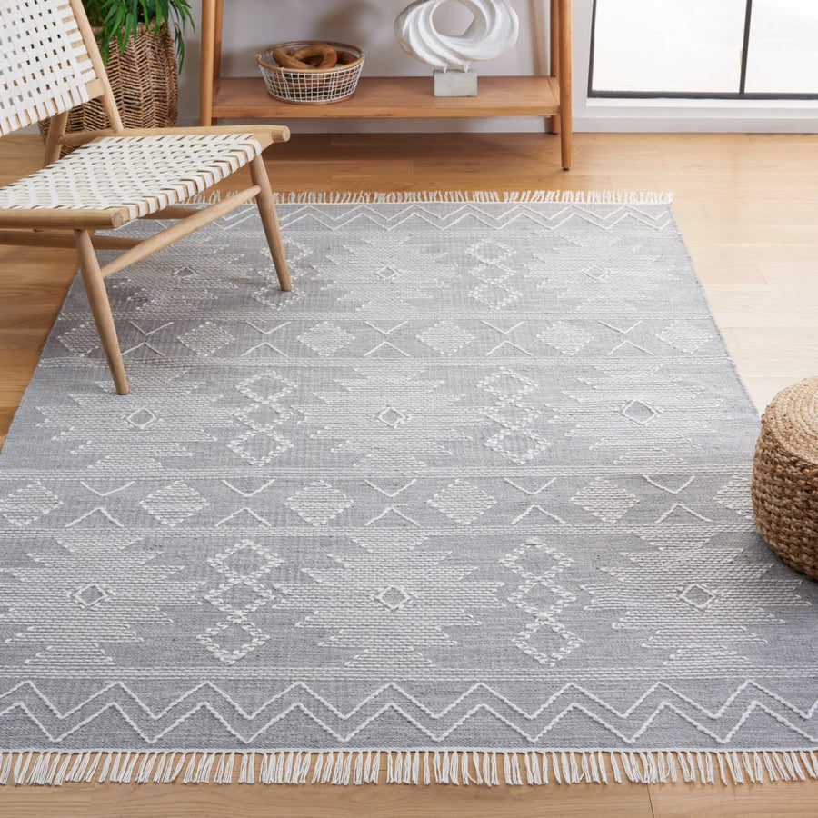 Safavieh KLM307F Kilim Grey / Ivory Image 1