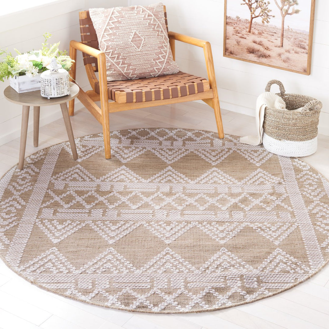 Safavieh KLM308B Kilim Beige / Ivory Image 8