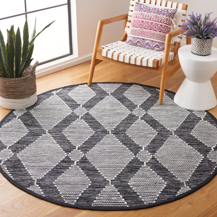 Safavieh KLM325Z Kilim Black / Ivory Image 8