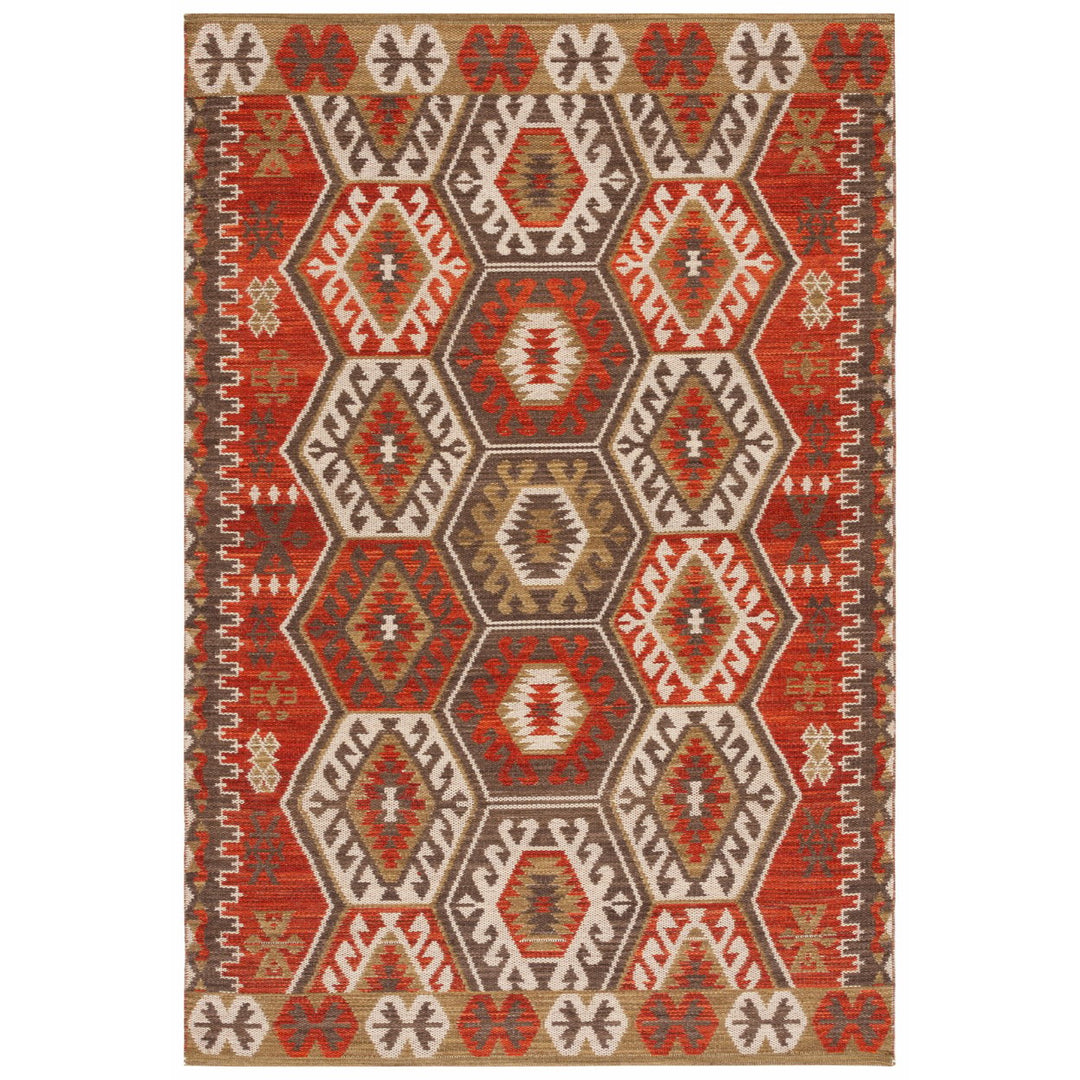 Safavieh KLM328Q Kilim Red / Olive Image 2