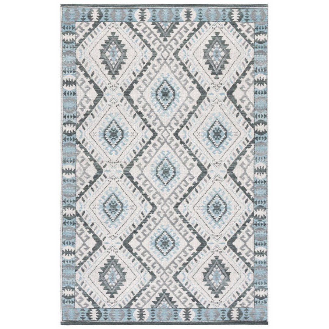 Safavieh KLM329A Kilim Ivory / Blue Image 1