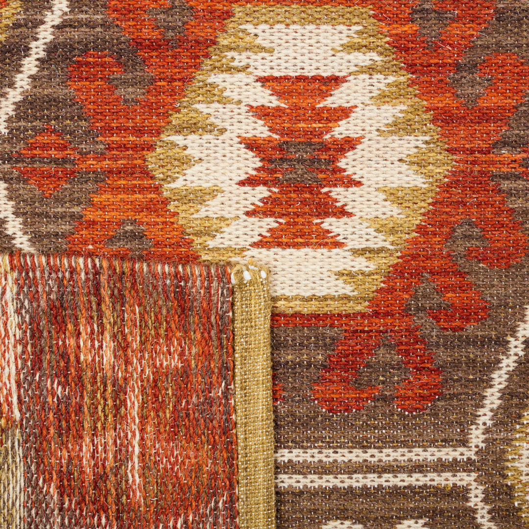 Safavieh KLM328Q Kilim Red / Olive Image 7