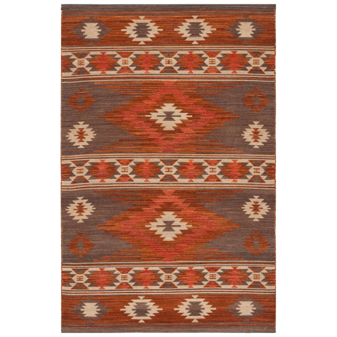 Safavieh KLM331T Kilim Brown / Dark Grey Image 2