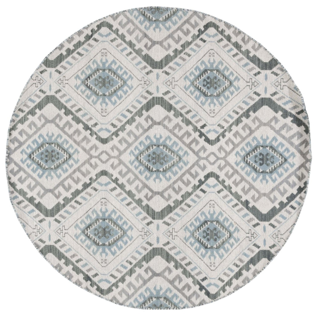 Safavieh KLM329A Kilim Ivory / Blue Image 1