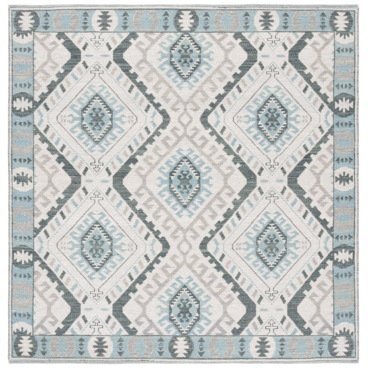 Safavieh KLM329A Kilim Ivory / Blue Image 1