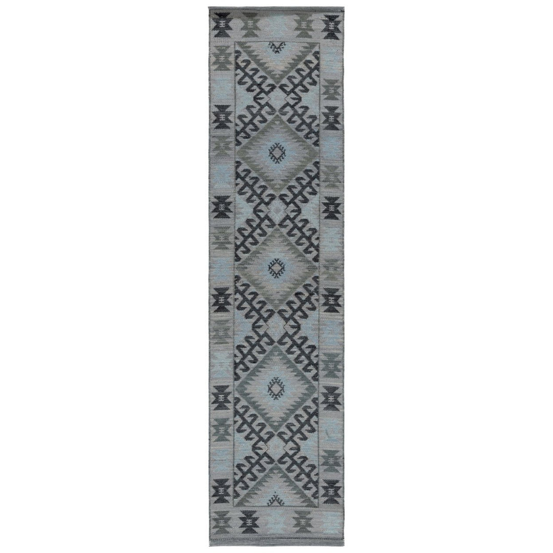 Safavieh KLM330F Kilim Grey / Black Image 1