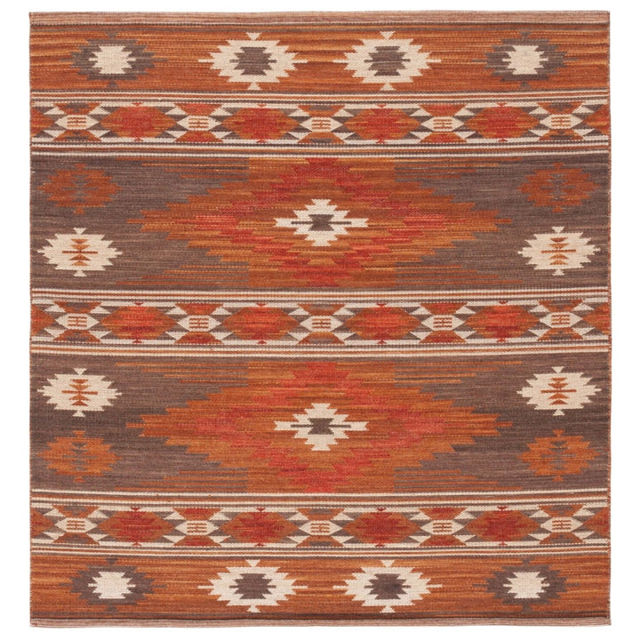 Safavieh KLM331T Kilim Brown / Dark Grey Image 11