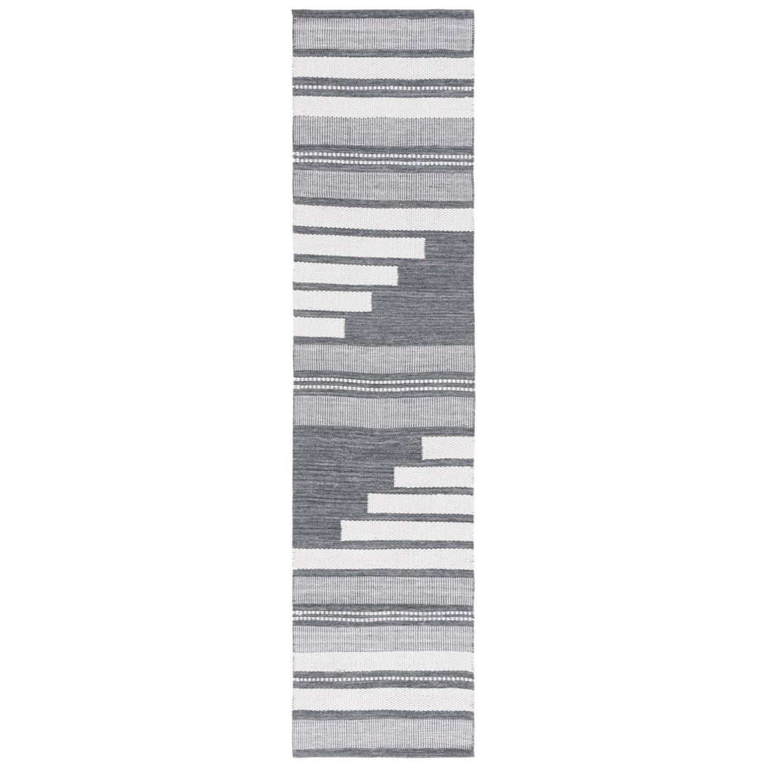 Safavieh KLM448H Kilim Ivory / Dark Grey Image 10