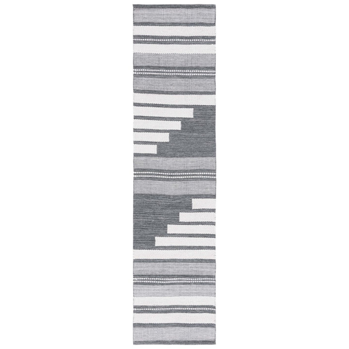 Safavieh KLM448H Kilim Ivory / Dark Grey Image 1