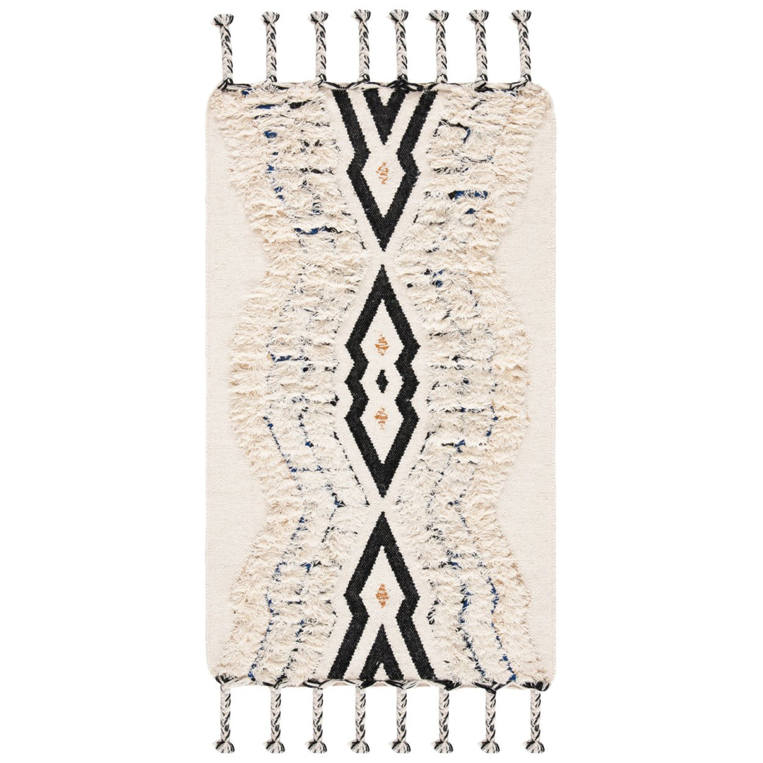 Safavieh KNY905A Kenya Ivory / Black Blue Image 5