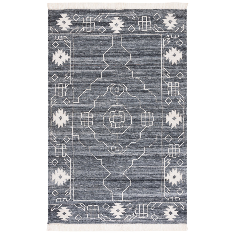 Safavieh KLM763Z Kilim Black / Ivory Image 2