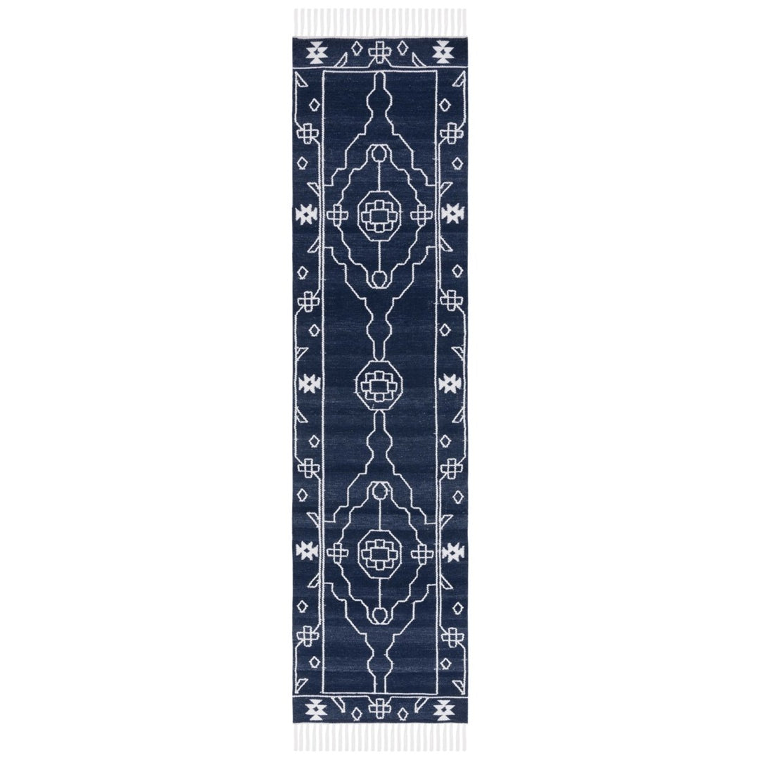 Safavieh KLM763N Kilim Navy / Ivory Image 1