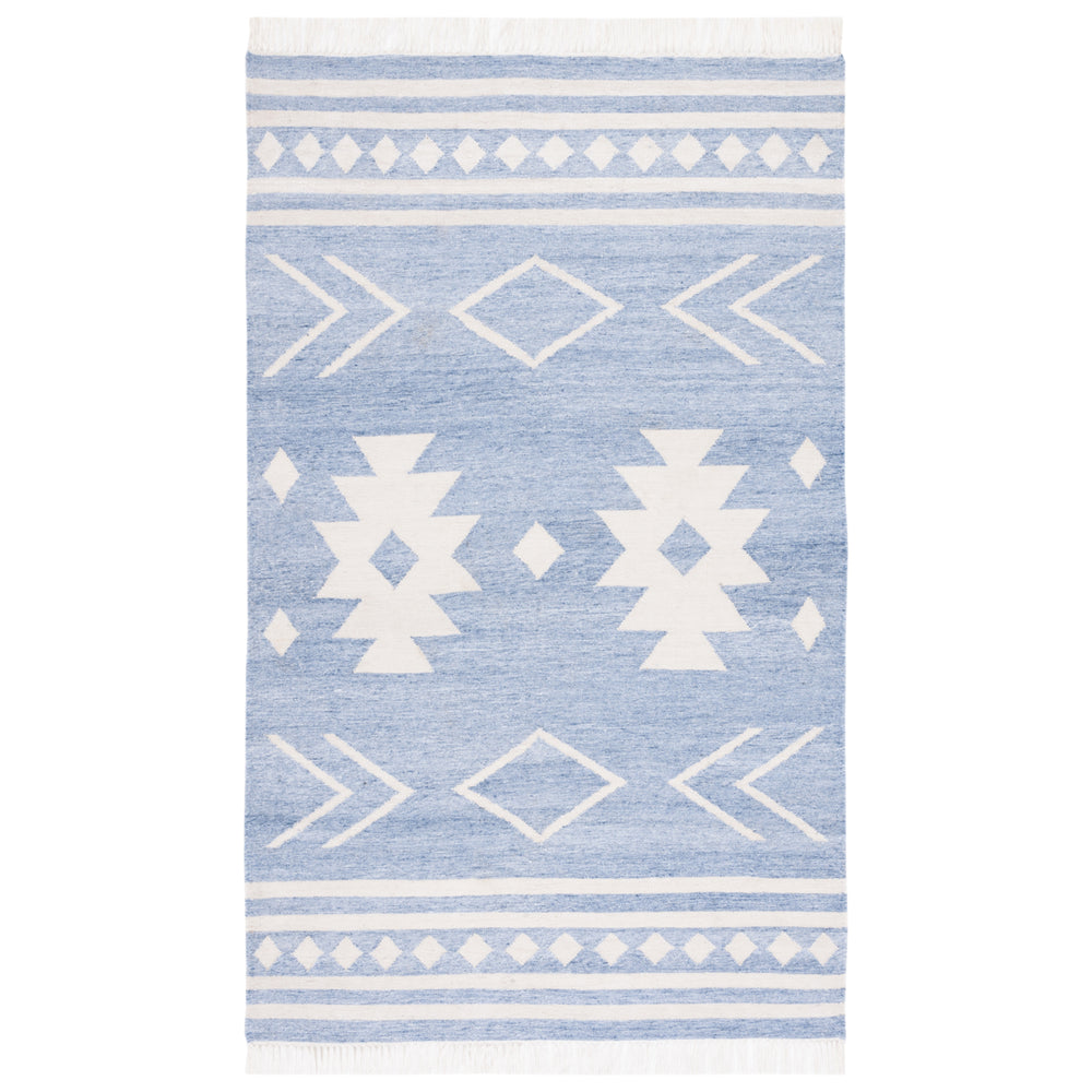 Safavieh KLM764M Kilim Blue / Ivory Image 2