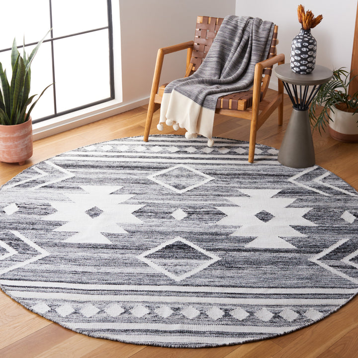 Safavieh KLM764F Kilim Grey / Ivory Image 8