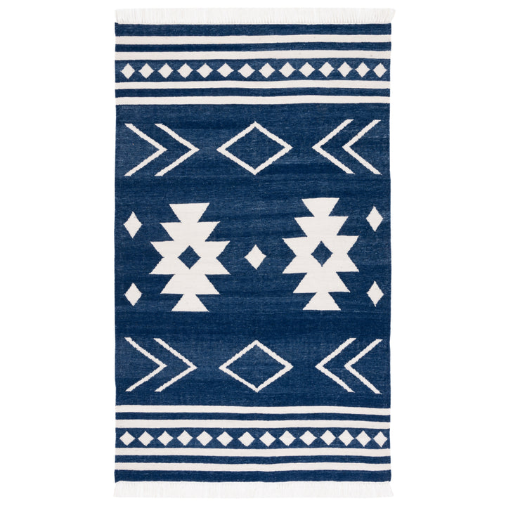 Safavieh KLM764N Kilim Navy / Ivory Image 2