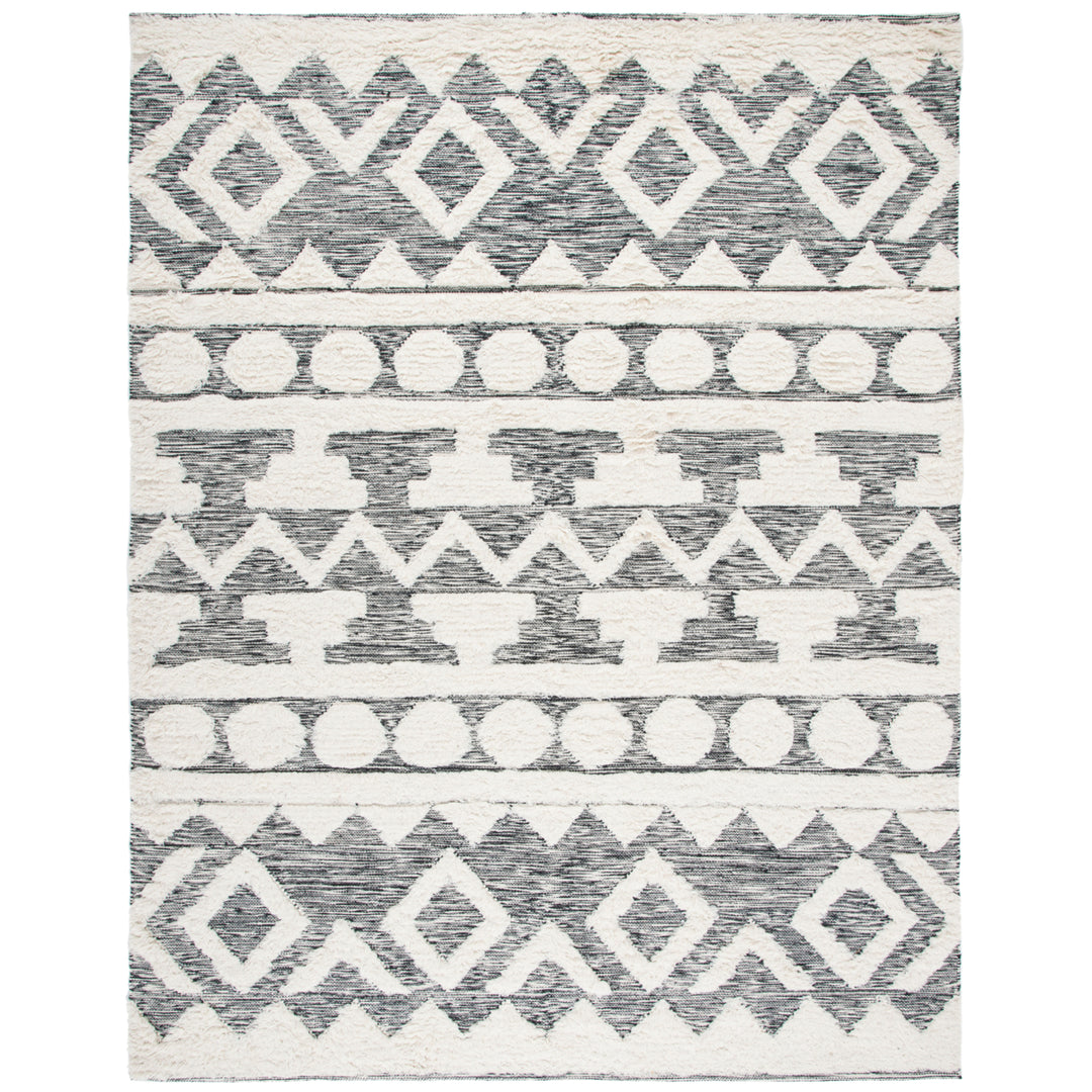 Safavieh KNY457A Kenya Ivory / Black Image 3