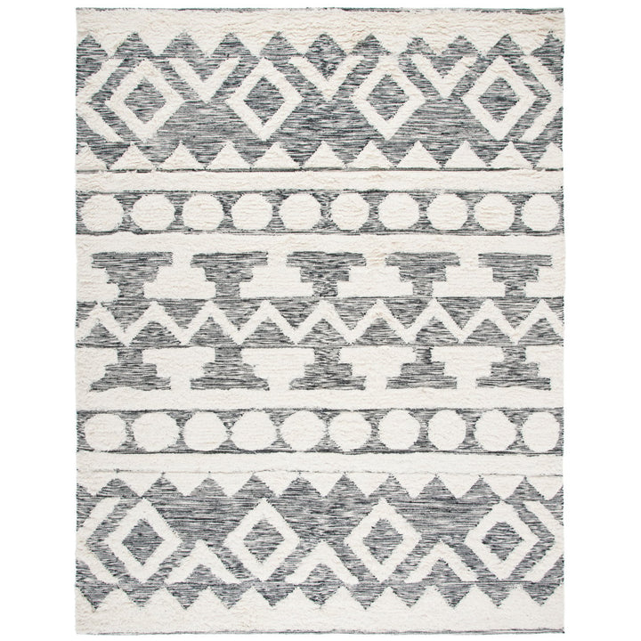 Safavieh KNY457A Kenya Ivory / Black Image 1