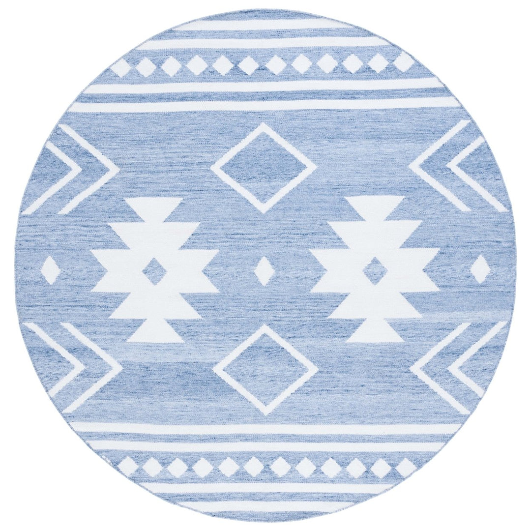 Safavieh KLM764M Kilim Blue / Ivory Image 10