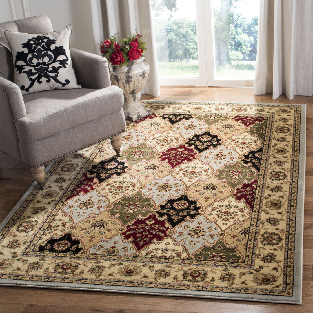 Safavieh LNH320G Lyndhurst Grey / Multi Image 1