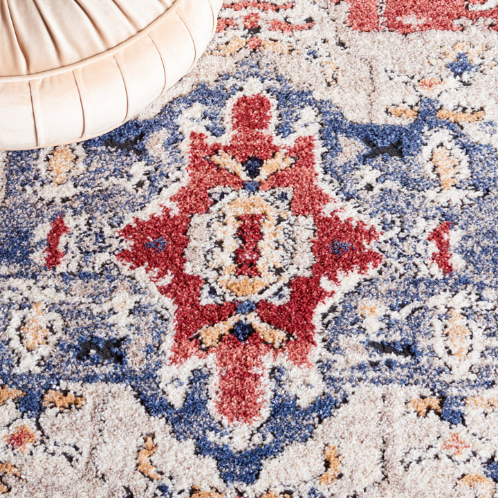 Safavieh LUN102B Luna Beige / Blue Rust Image 6