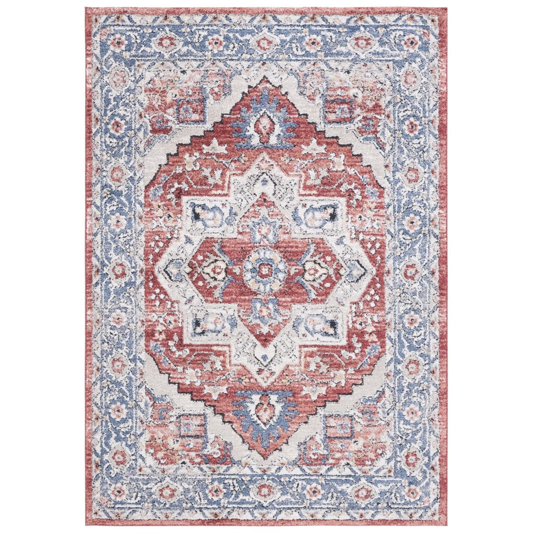 Safavieh LUN105B Luna Beige / Blue Rust Image 1