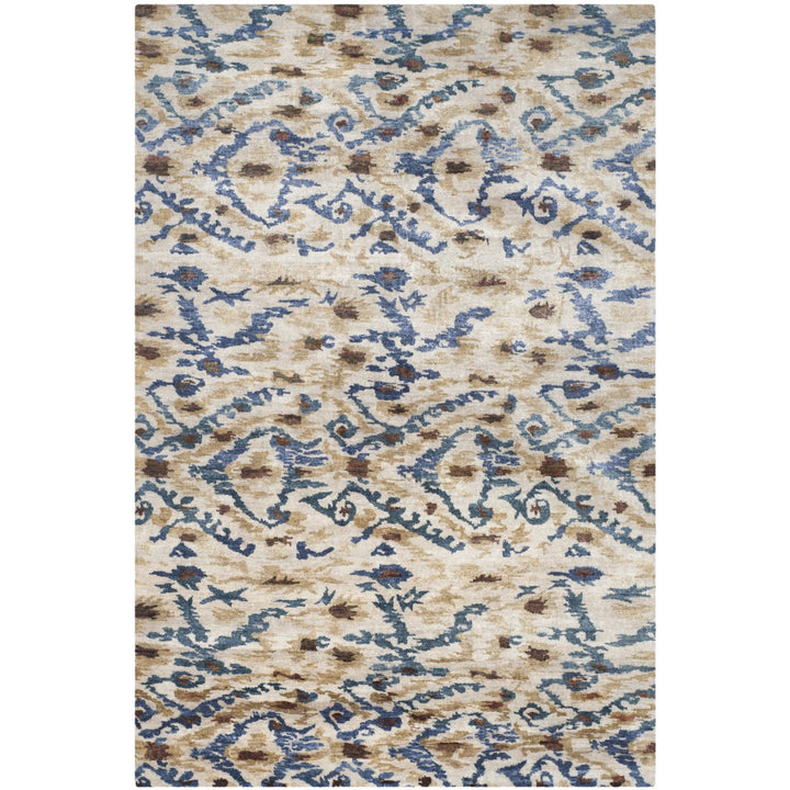 Safavieh LUX160A Luxor Cream / Blue Image 1