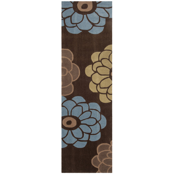 Safavieh MDA620B Modern Art Brown / Multi Image 7