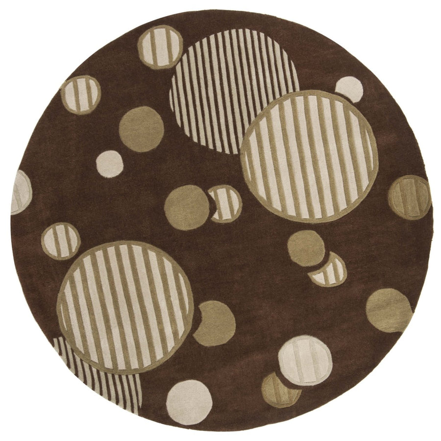 SAFAVIEH MDA619B Modern Art Brown / Multi Image 1