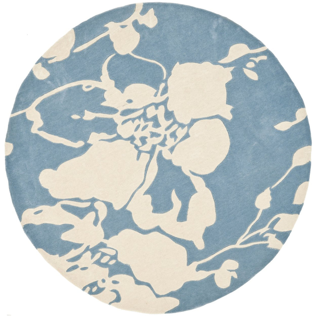 Safavieh MDA621A Modern Art Blue / Ivory Image 7