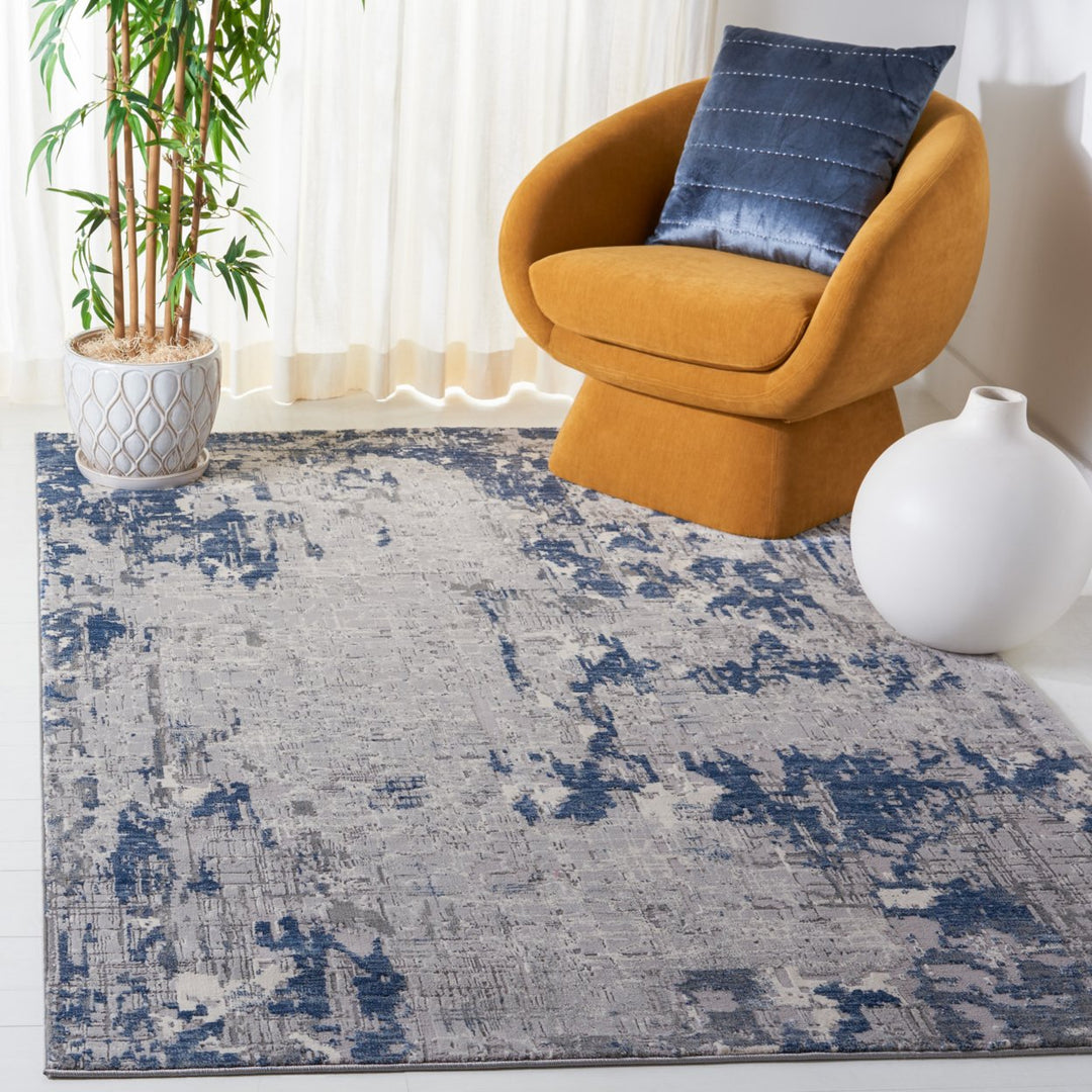 Safavieh MDW178G Meadow 100 Grey / Blue Image 1