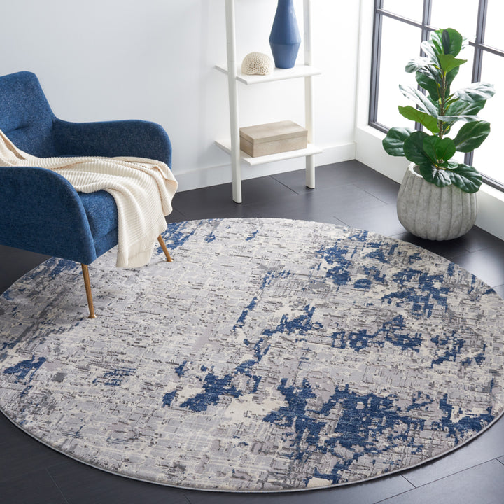 Safavieh MDW178G Meadow 100 Grey / Blue Image 11