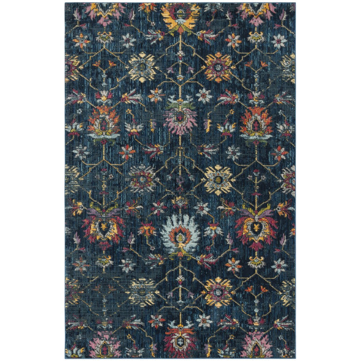 Safavieh MER107N Merlot 100 Navy / Multi Image 1