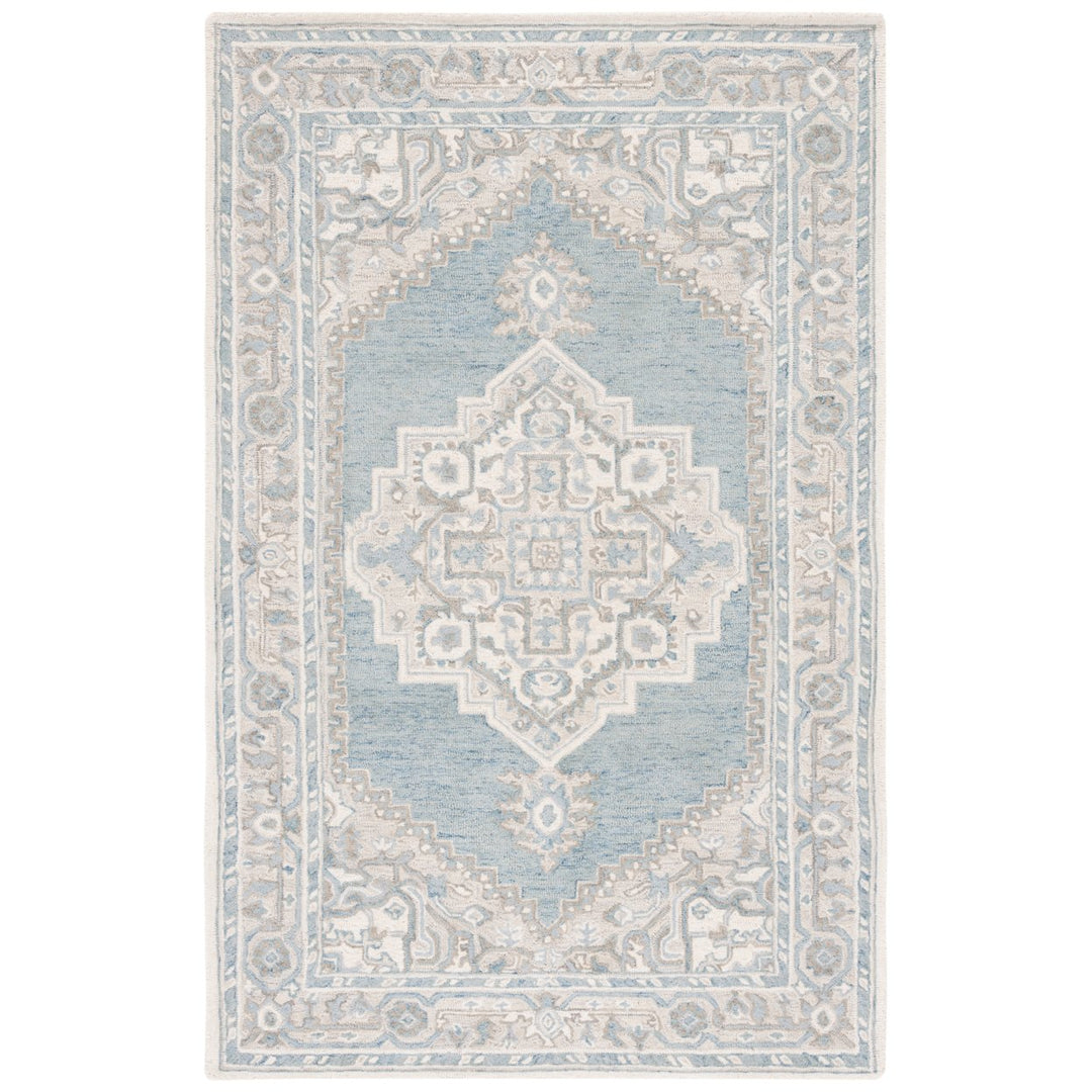 Safavieh MET615K Metro Light Blue / Ivory Image 1