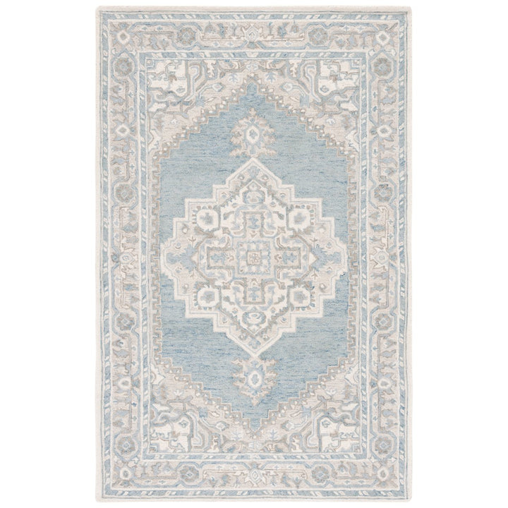 Safavieh MET615K Metro Light Blue / Ivory Image 1