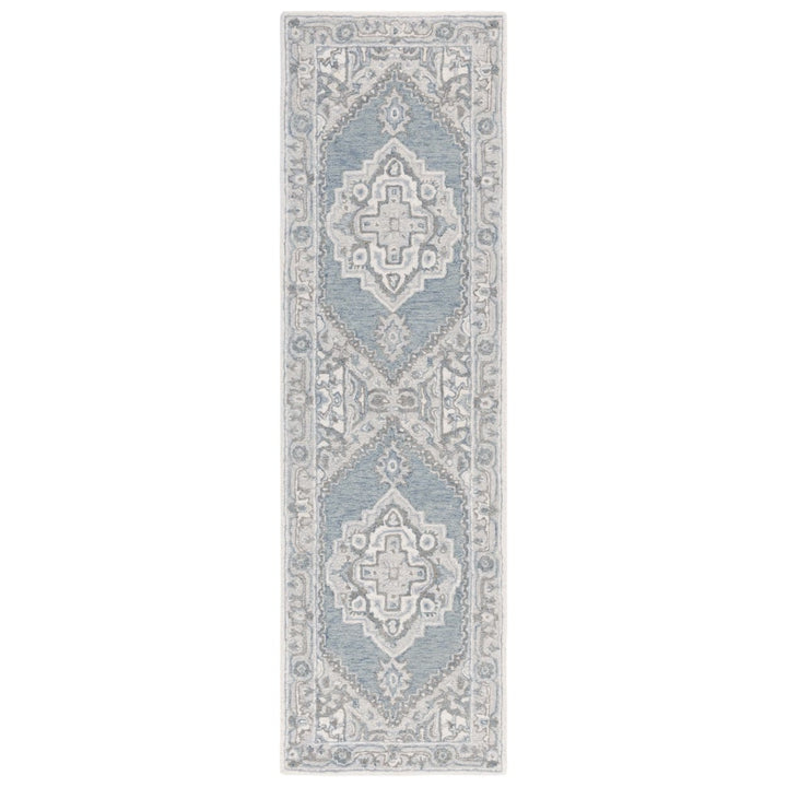 Safavieh MET615K Metro Light Blue / Ivory Image 1