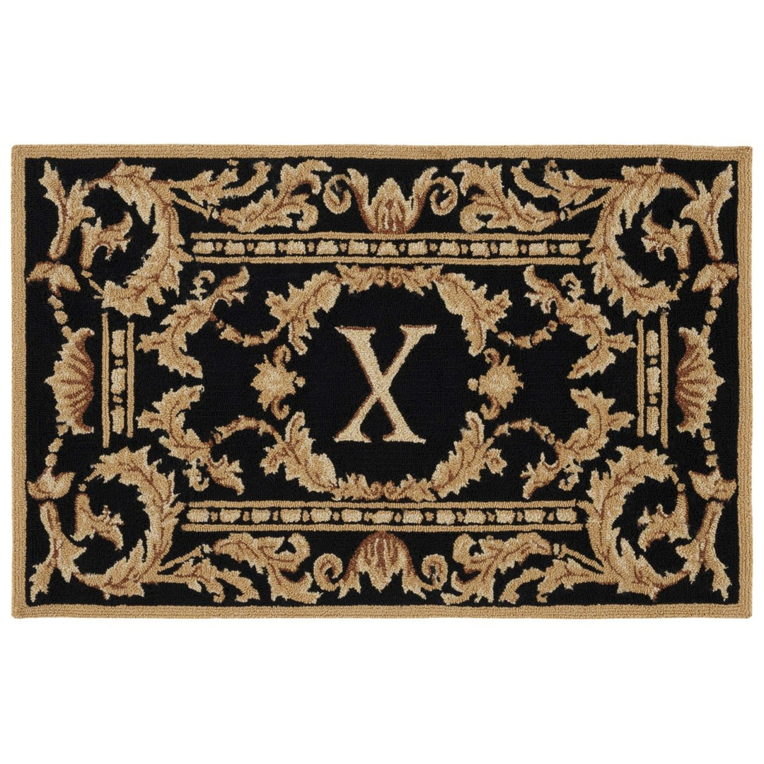 Safavieh MON219X Monogram Black Image 1