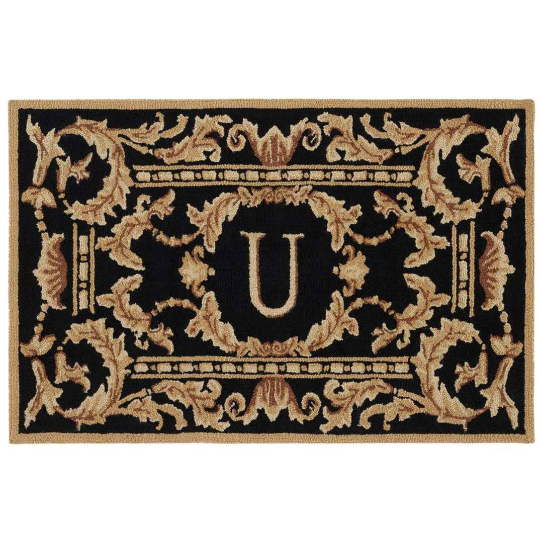 Safavieh MON219U Monogram Black Image 1